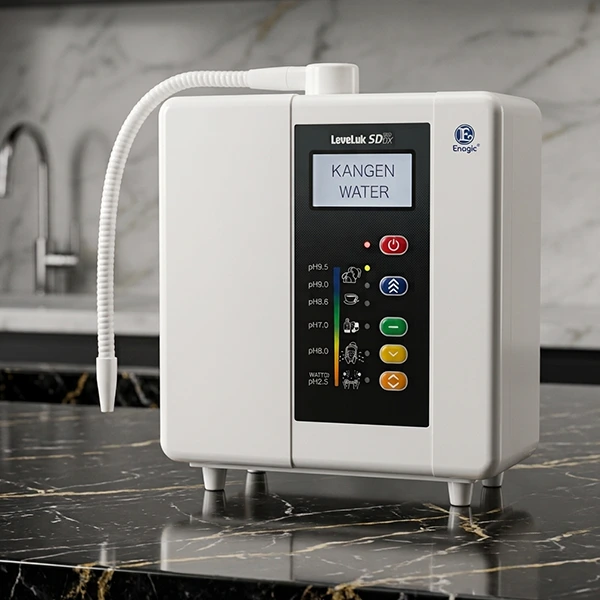 Kangen Leveluk SD501DX water ionizer machine, the redesigned successor to the SD501